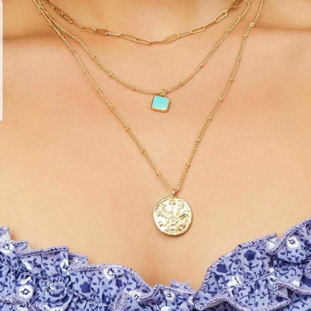 ☆Silvia☆ Layered Pendant Necklace - Picture 5 of 8